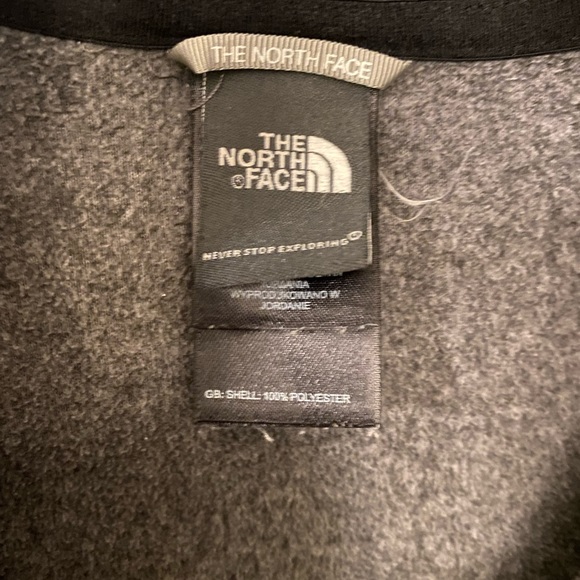 Women’s Gray North Face Fleece pullover Small - Picture 4 of 4